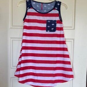 Patriotic Pocket Tank - size small